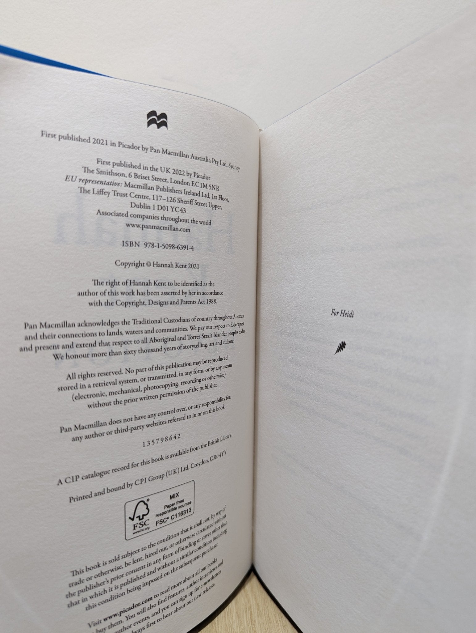 Devotion by Hannah Kent (Signed First Edition with sprayed edges and extra content) - Fialta Books