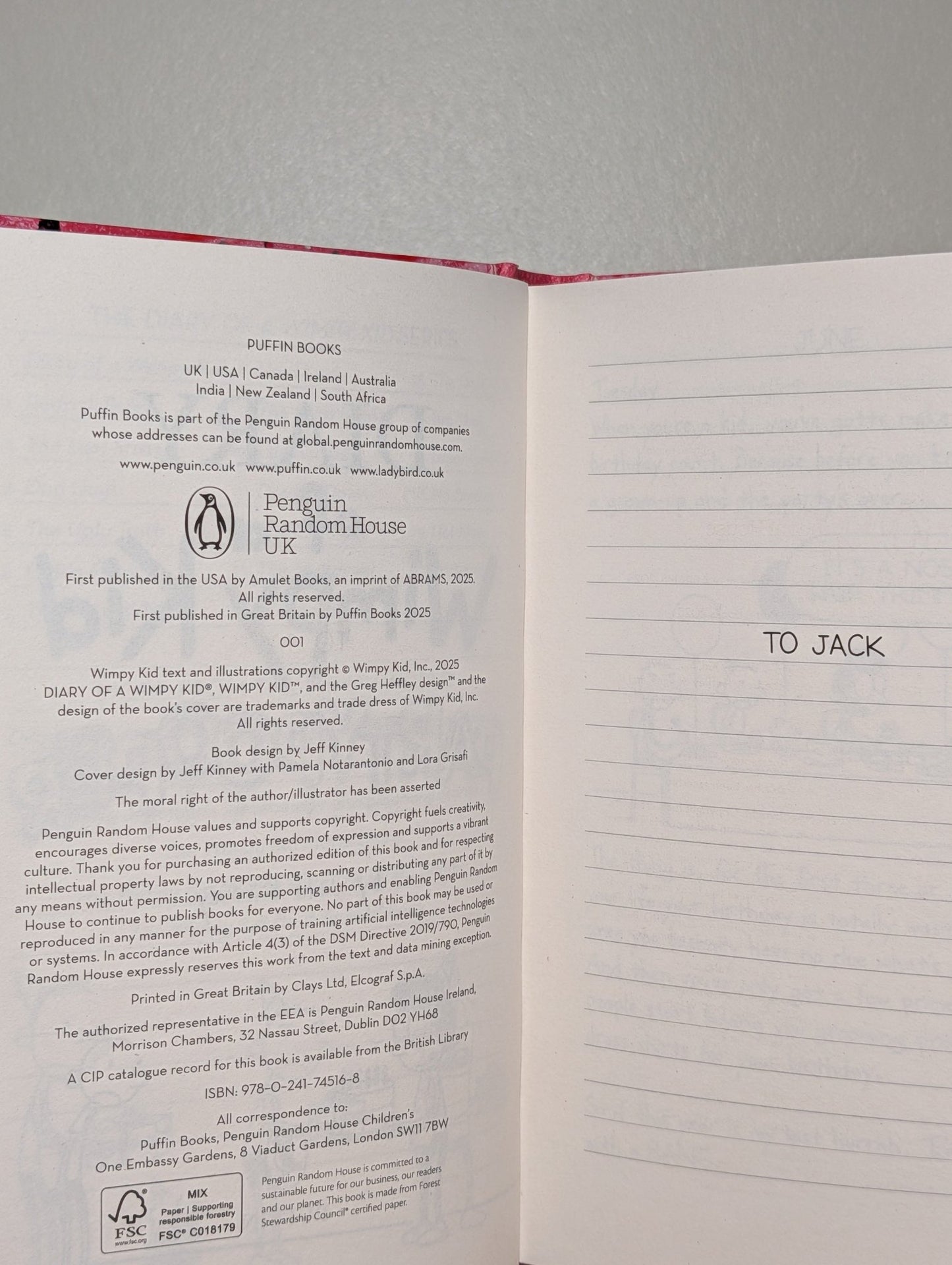 Diary of a Wimpy Kid: Partypooper by Jeff Kinney (Signed First Edition) - Fialta Books