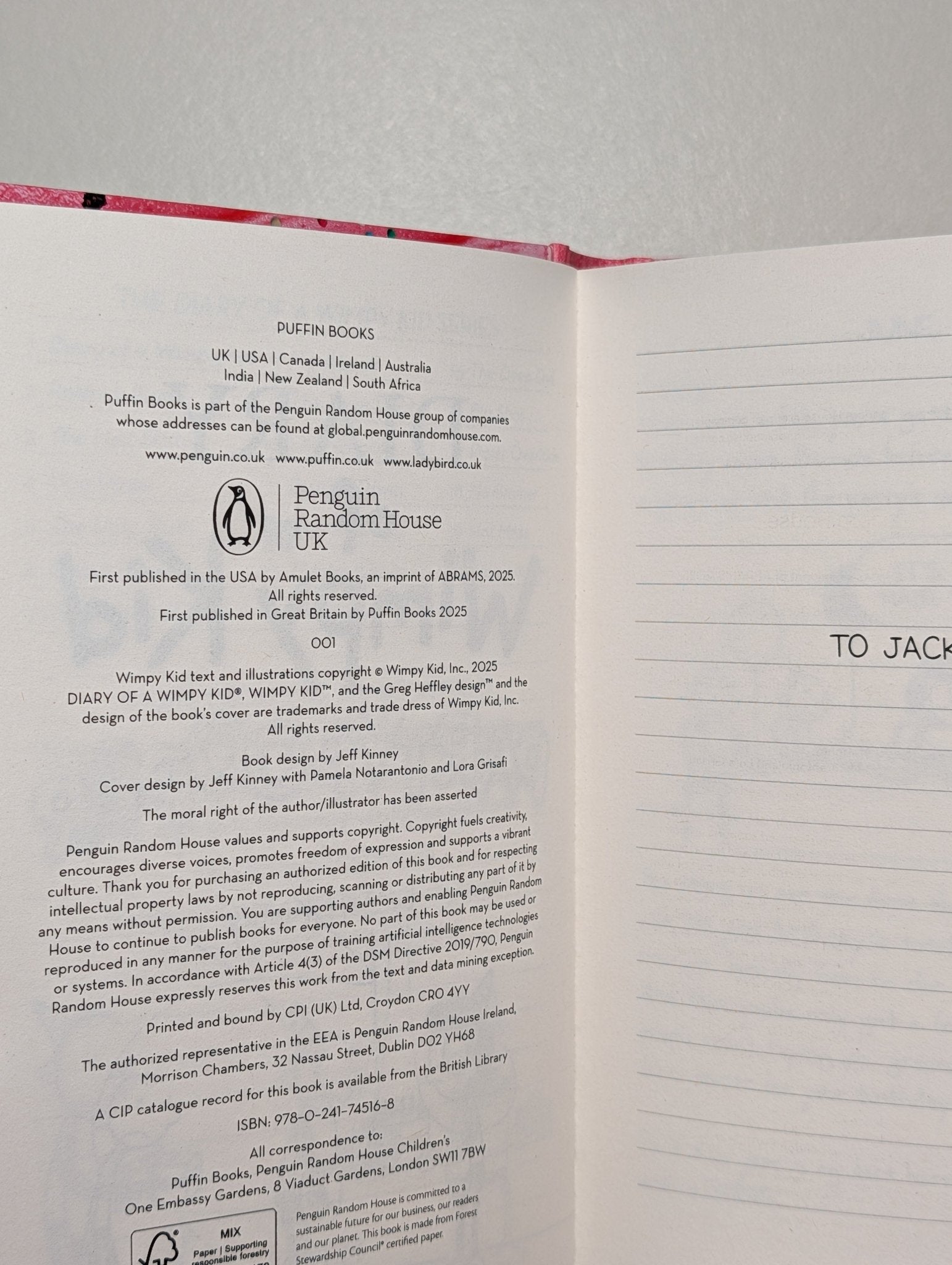 Diary of a Wimpy Kid: Partypooper by Jeff Kinney (Signed First Edition) - Fialta Books
