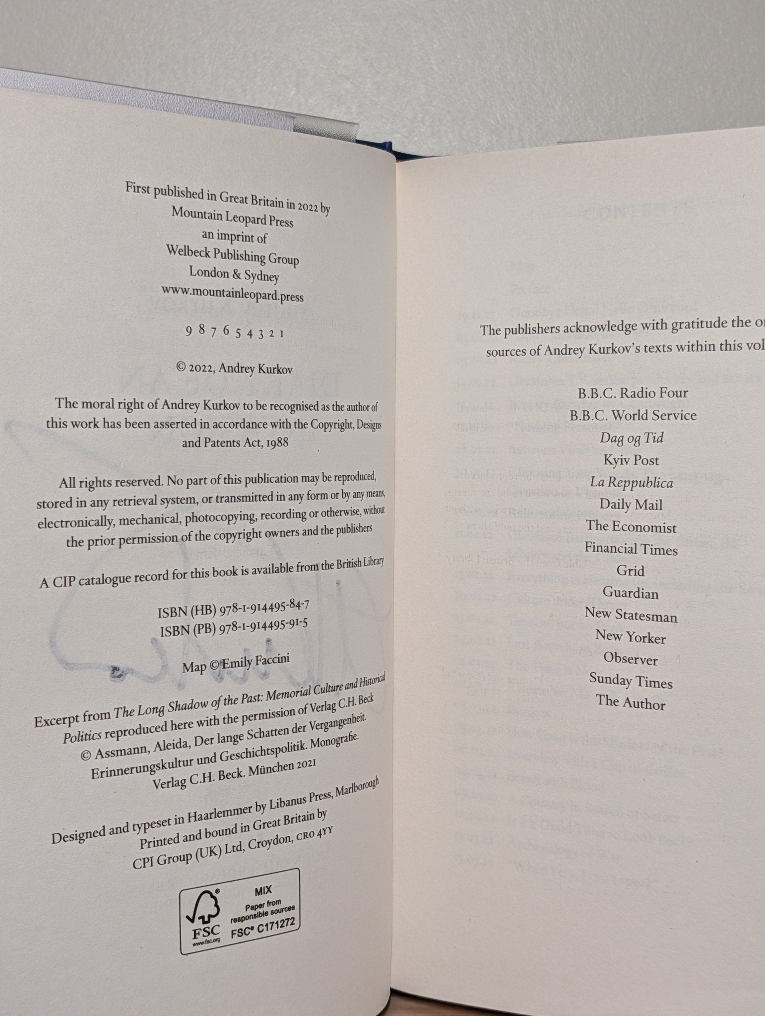 Diary of an Invasion by Andrey Kurkov (Signed First Edition) - Fialta Books