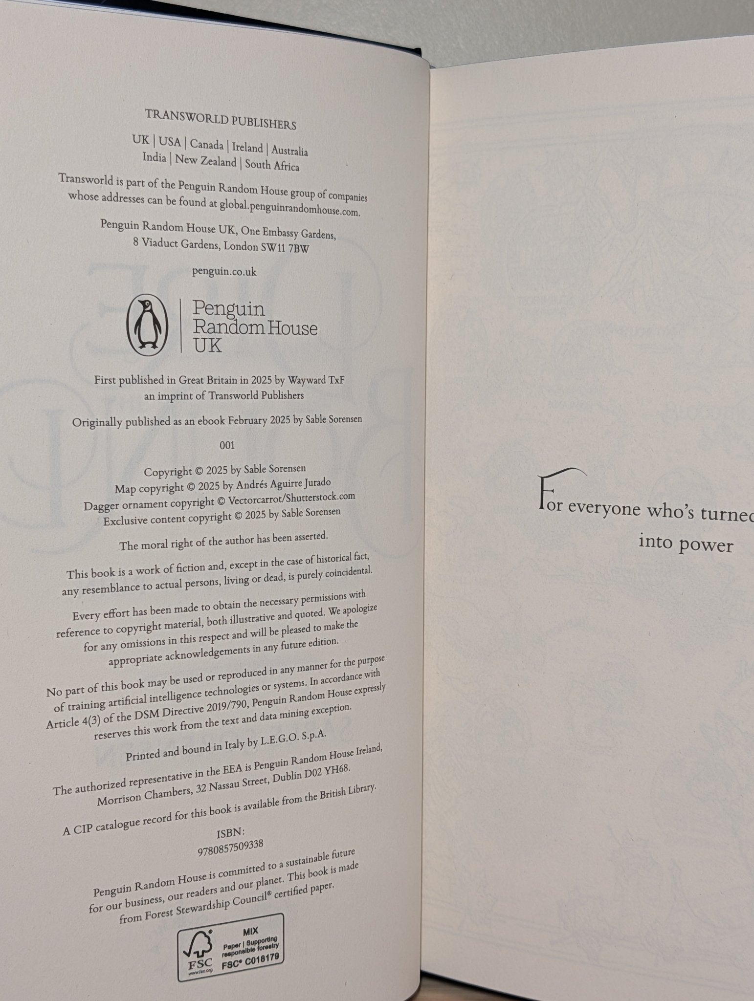 Dire Bound by Sable Sorensen (Signed Special Edition with sprayed edges) - Fialta Books