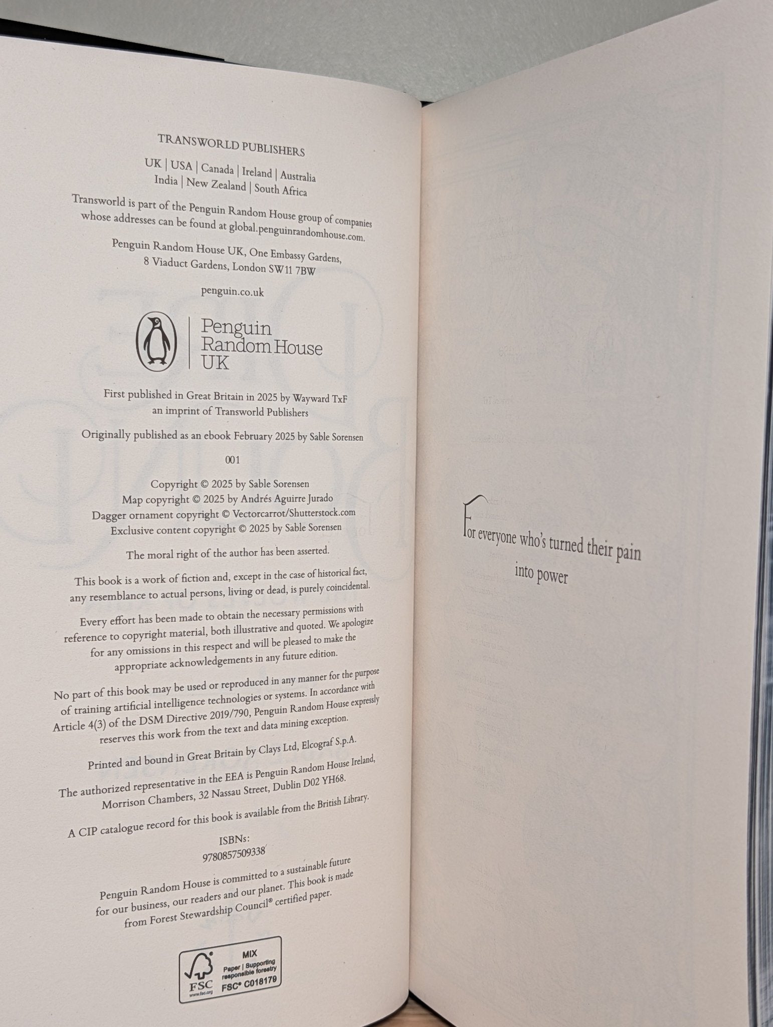 Dire Bound; Fury Bound by Sable Sorensen (Signed First Edition with alternative jacket) - Fialta Books