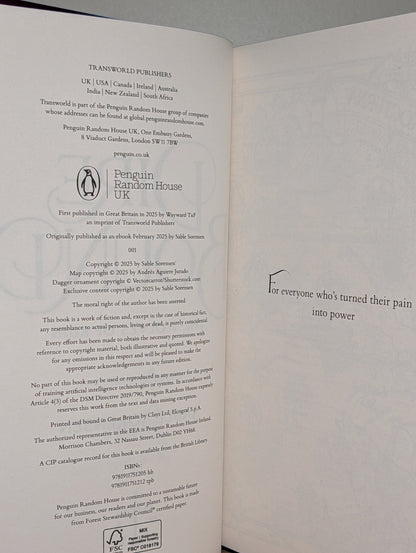 Dire Bound Fury Bound by Sable Sorensen (Signed First Edition with sprayed edges) - Fialta Books