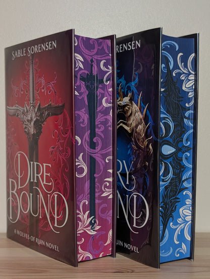 Dire Bound; Fury Bound by Sable Sorensen (Signed Numbered Edition with sprayed edges) - Fialta Books