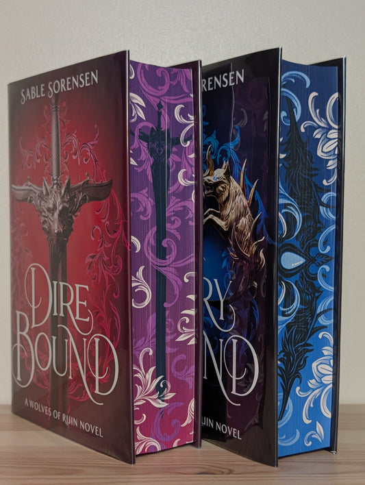 Dire Bound; Fury Bound by Sable Sorensen (Signed Numbered Edition with sprayed edges) - Fialta Books