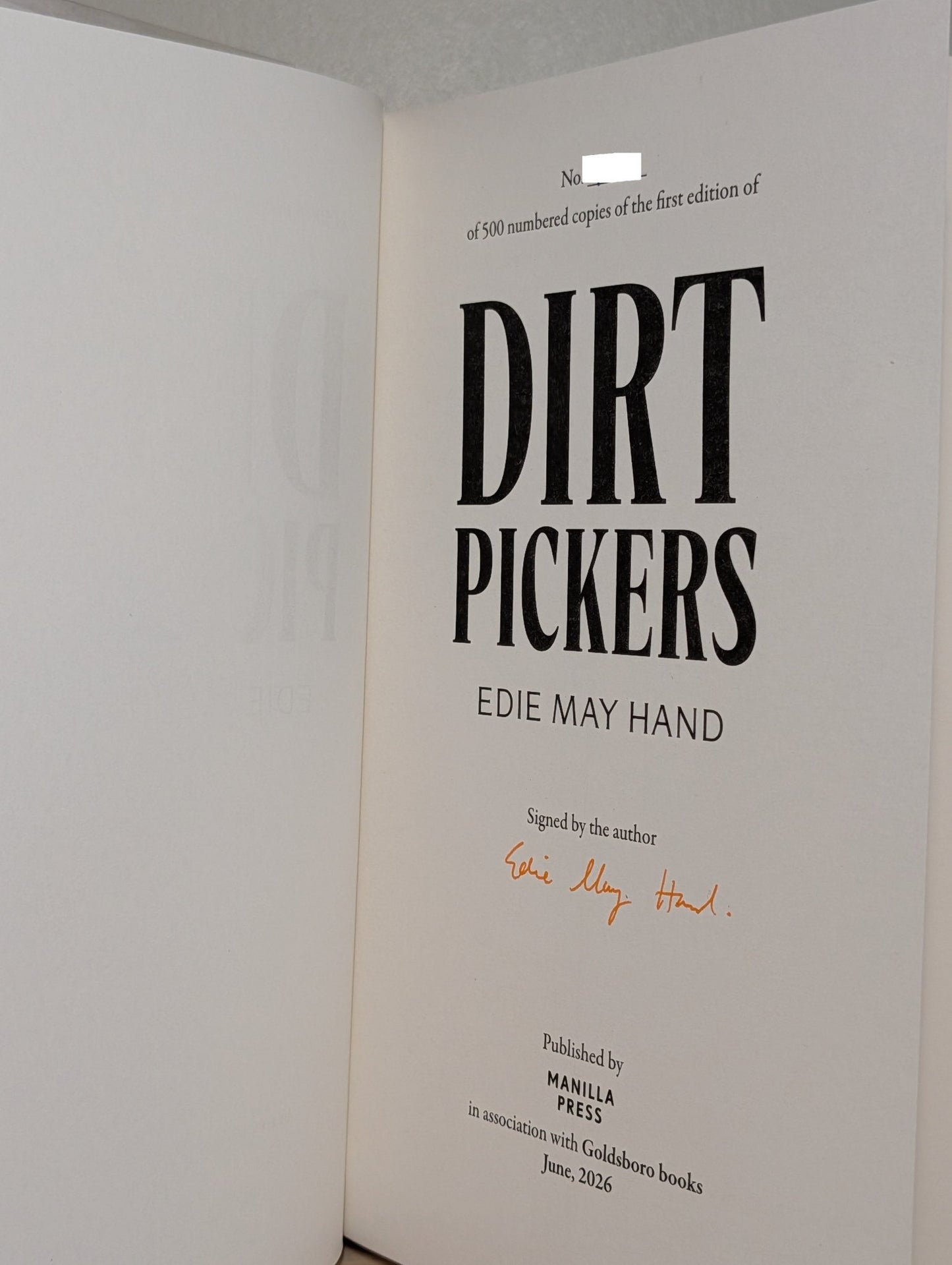 Dirtpickers by Edie May Hand (Signed Numbered Edition) - Fialta Books