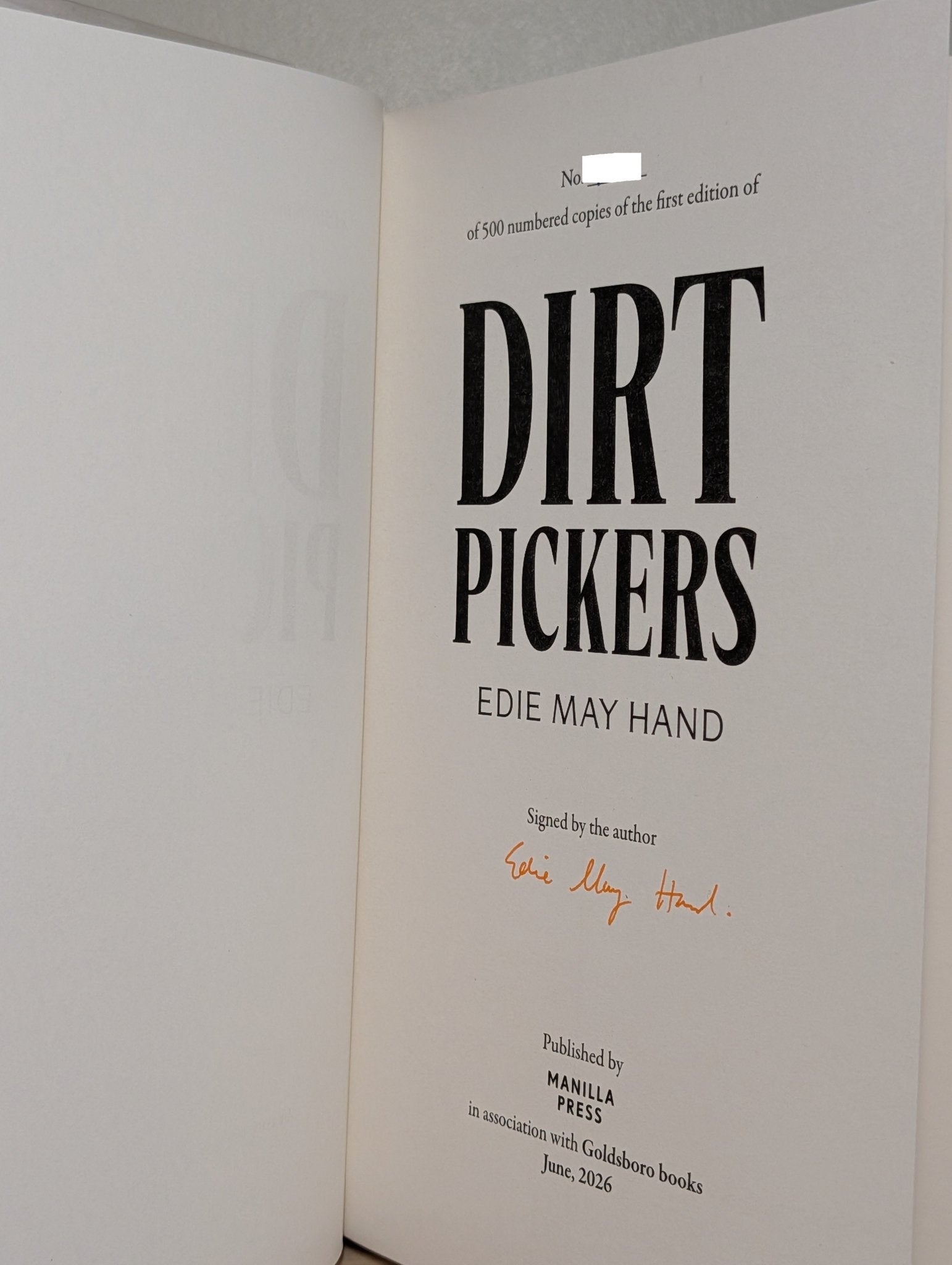 Dirtpickers by Edie May Hand (Signed Numbered Edition) - Fialta Books