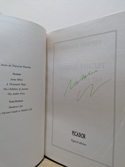 Divine Might: Goddesses in Greek Myth by Natalie Haynes (Signed First Edition) - Fialta Books