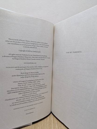 Do Tell: A Novel by Lindsay Lynch (Signed First Edition) - Fialta Books