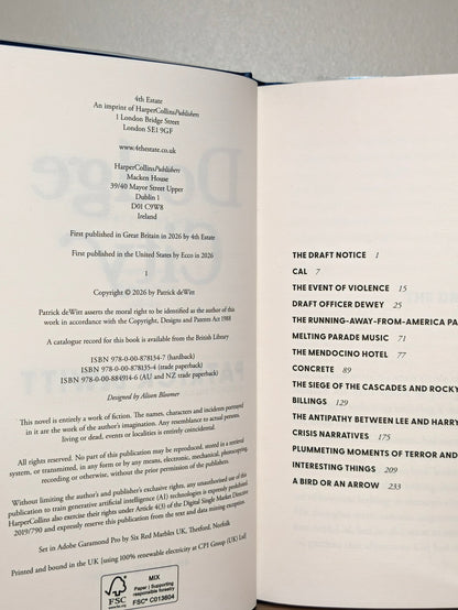 Dodge City by Patrick DeWitt (Signed First Edition) - Fialta Books