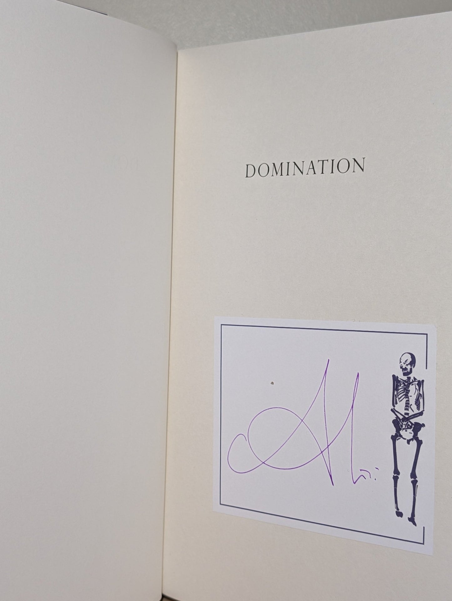Domination by Alice Roberts (Signed First Edition with sprayed edges) - Fialta Books