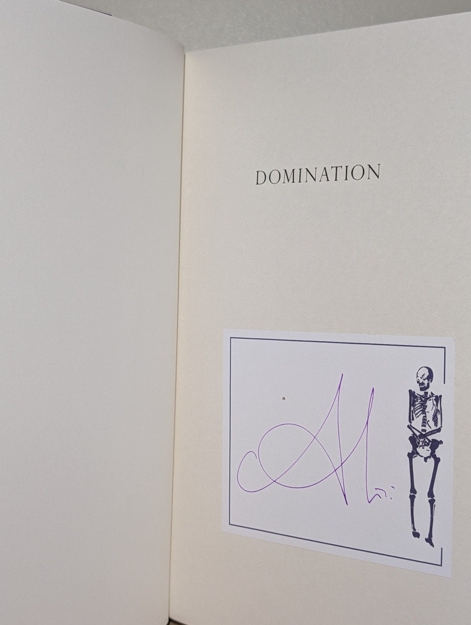 Domination by Alice Roberts (Signed First Edition with sprayed edges) - Fialta Books