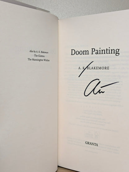 Doom Painting by A. K. Blakemore (Signed First Edition with sprayed edges) - Fialta Books