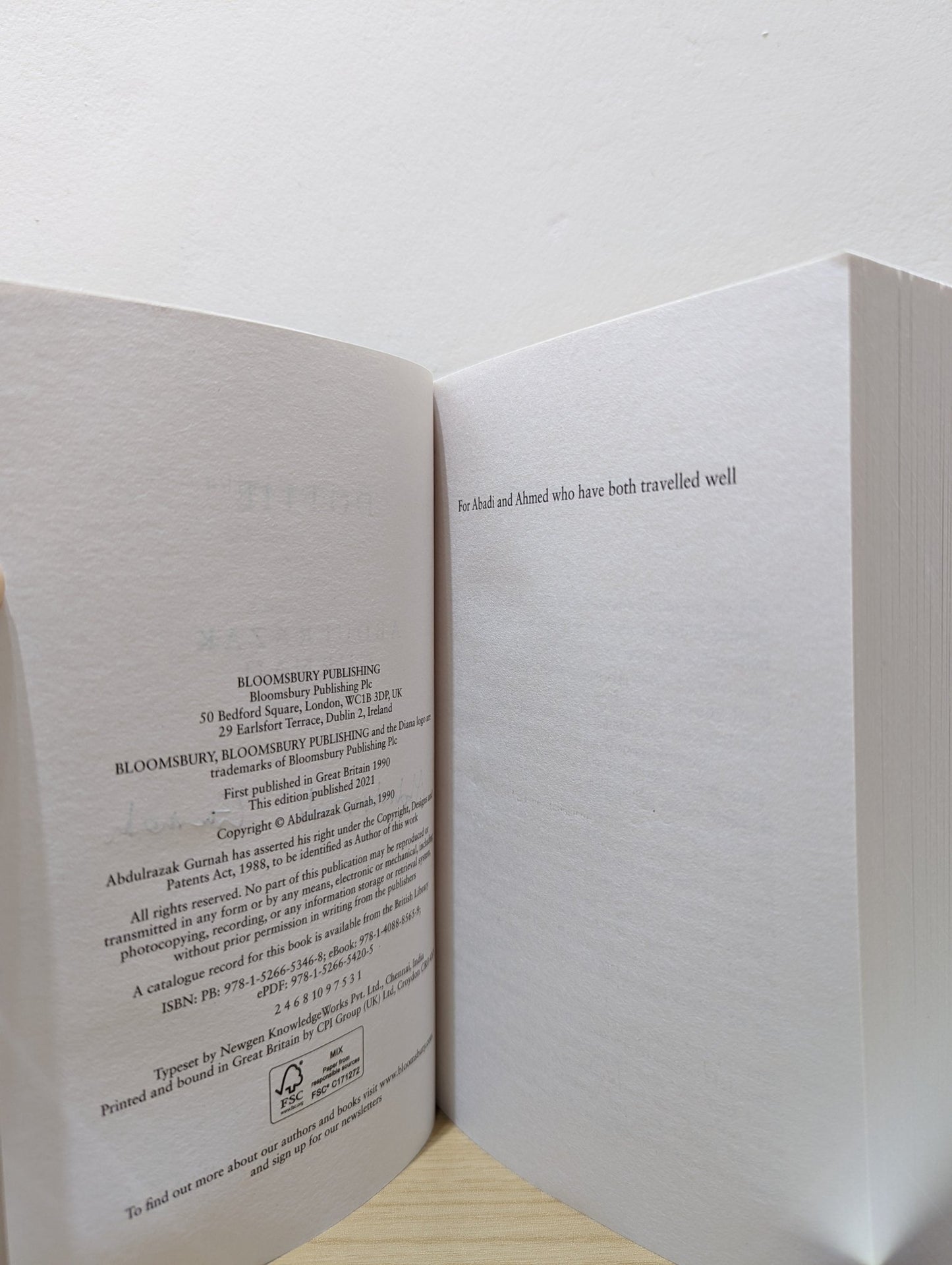 Dottie by Abdulrazak Gurnah (Signed) - Fialta Books