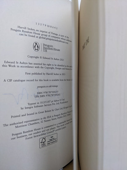 Double Blind by Edward St Aubyn (Signed First Edition) - Fialta Books