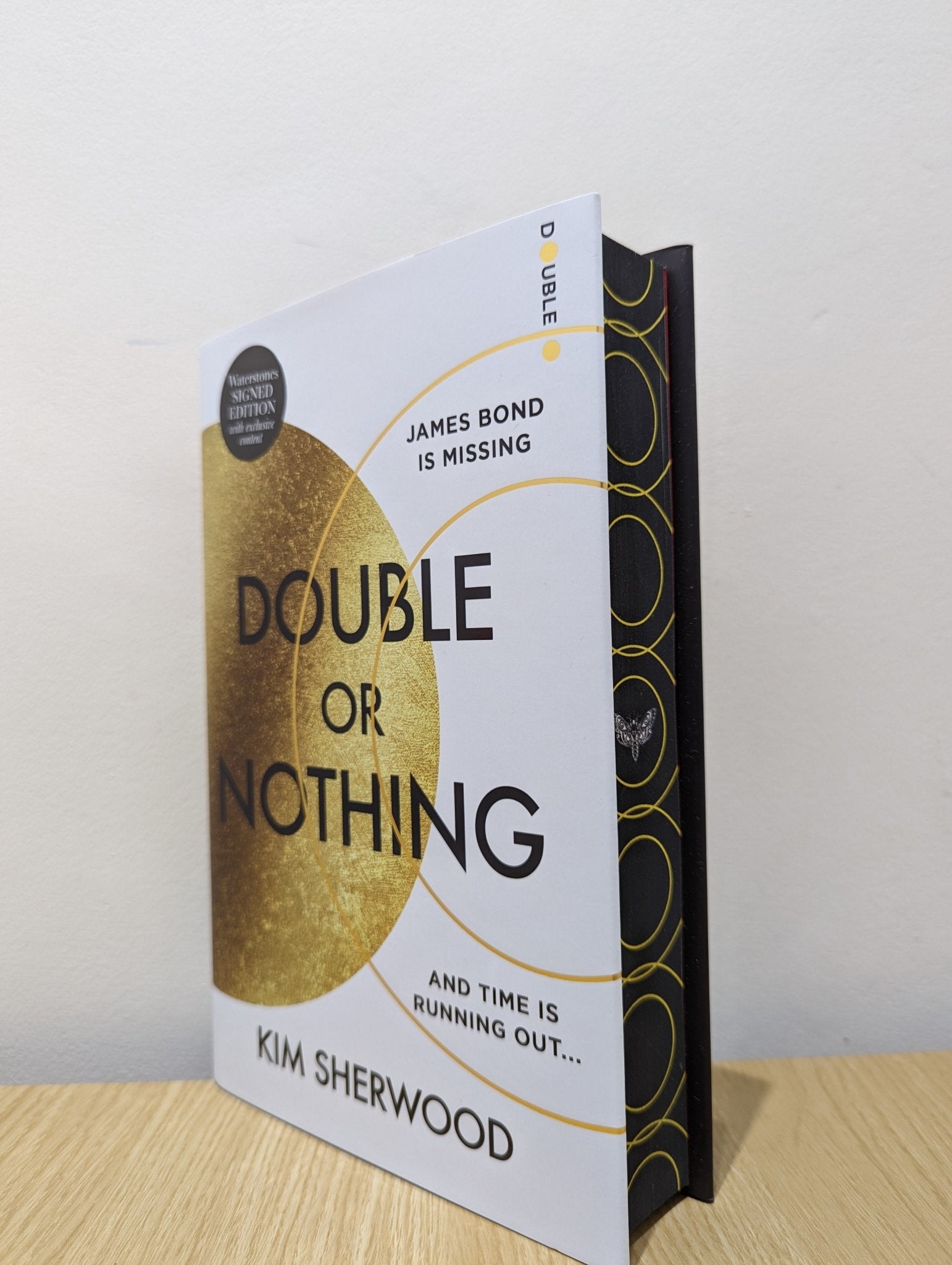 Double or Nothing by Kim Sherwood (Signed First Edition with sprayed edges) - Fialta Books