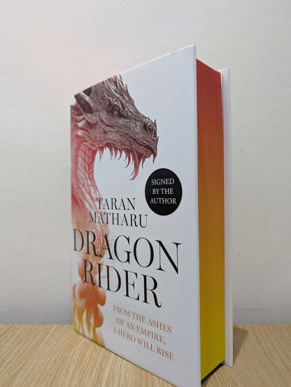 Dragon Rider by Taran Matharu (Signed First Edition with sprayed edges) - Fialta Books