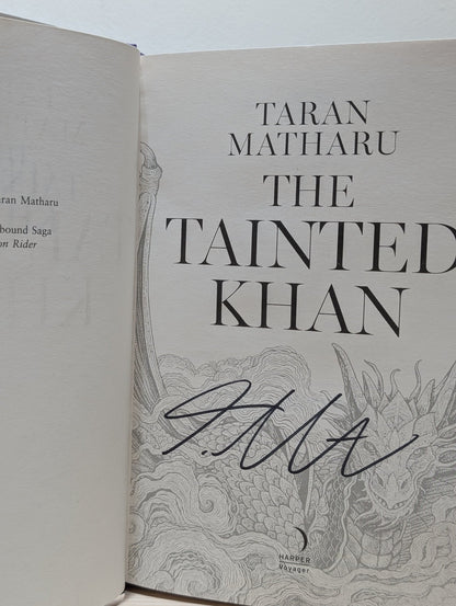 Dragon Rider; Tainted Khan by Taran Matharu (Signed First Edition Set) - Fialta Books