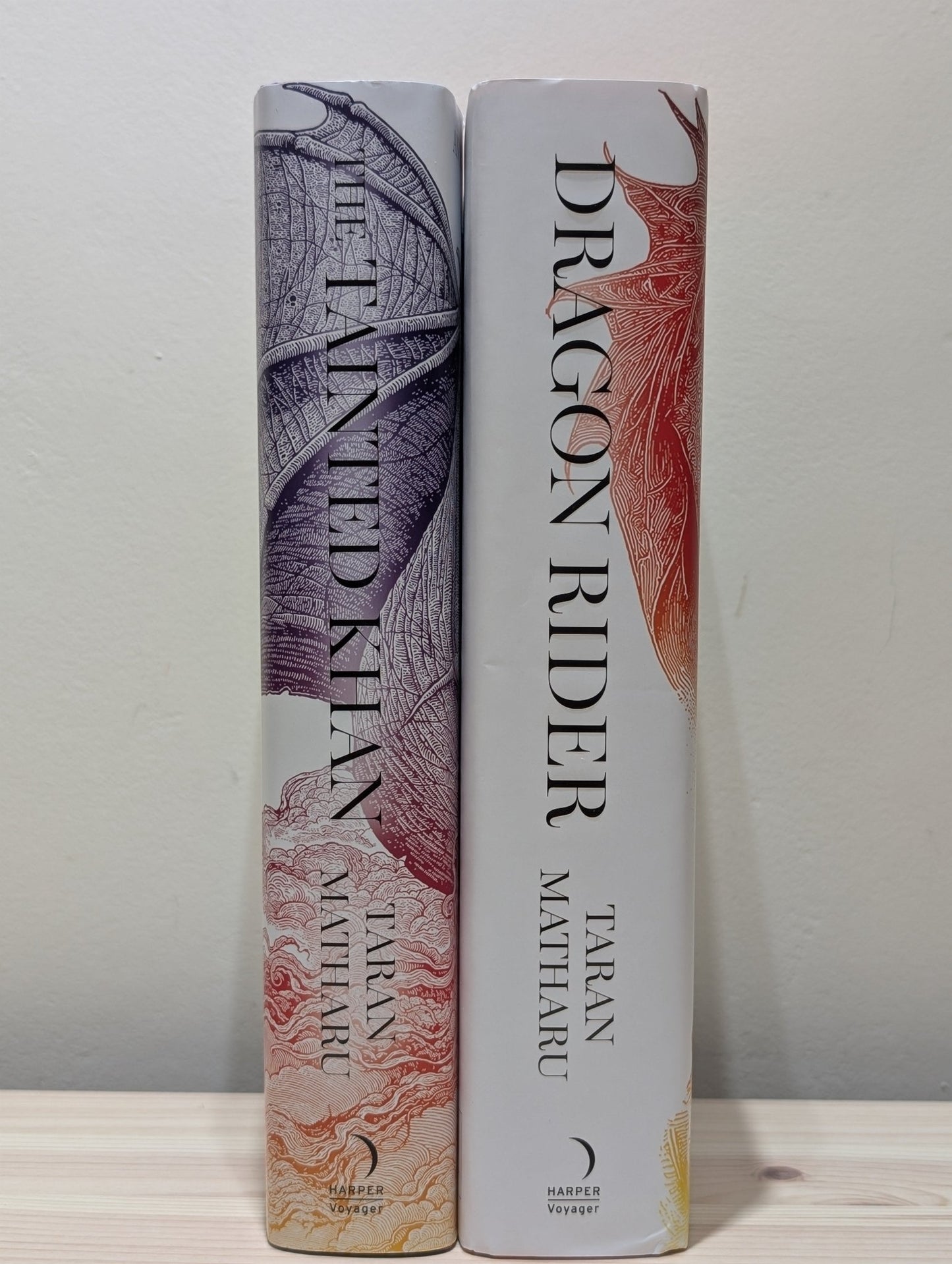 Dragon Rider; Tainted Khan by Taran Matharu (Signed First Edition Set) - Fialta Books
