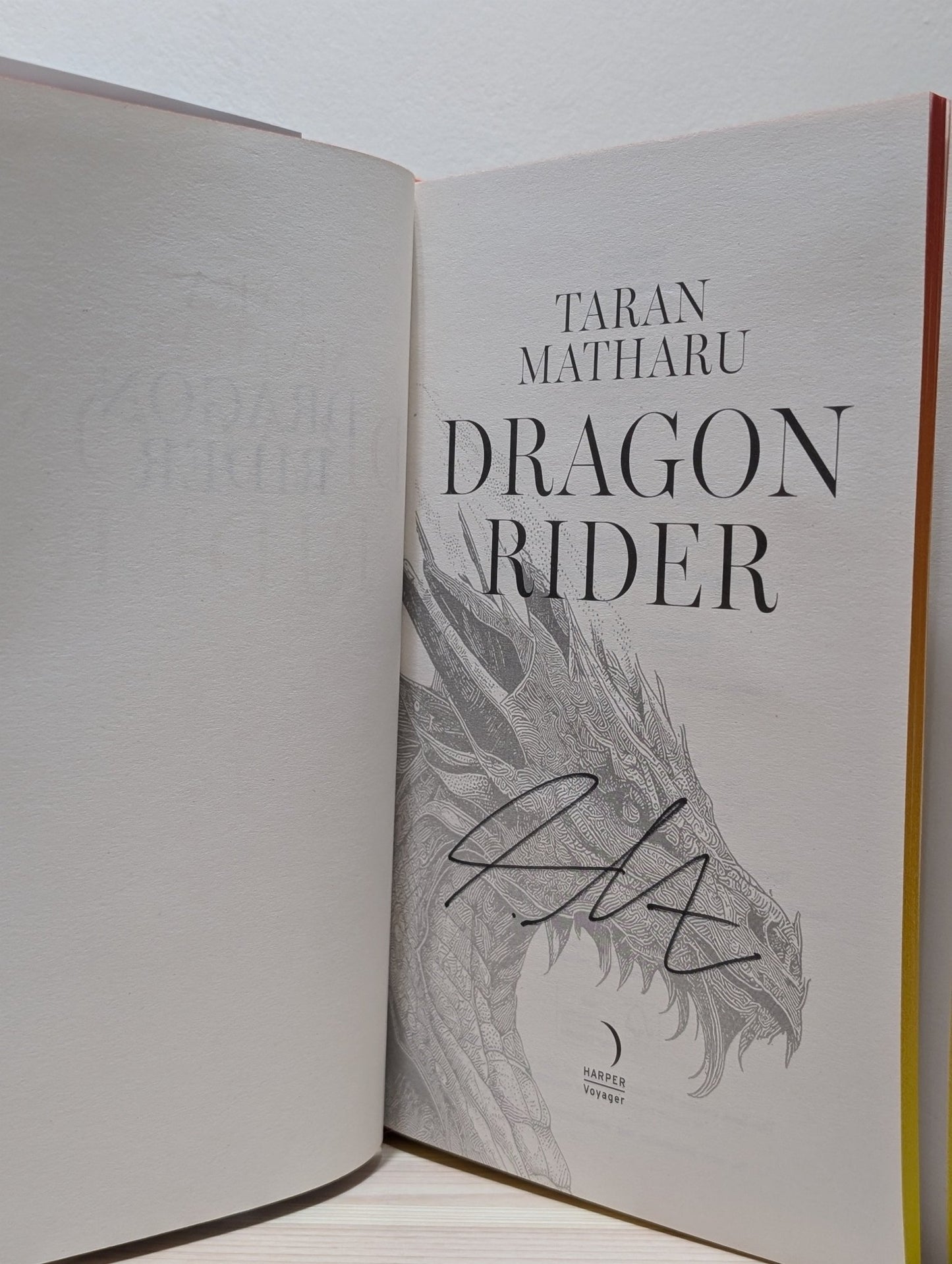 Dragon Rider; Tainted Khan by Taran Matharu (Signed First Edition Set) - Fialta Books