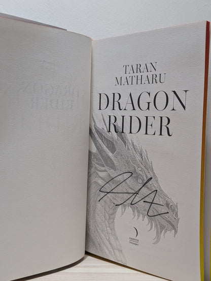 Dragon Rider; Tainted Khan by Taran Matharu (Signed First Edition Set) - Fialta Books
