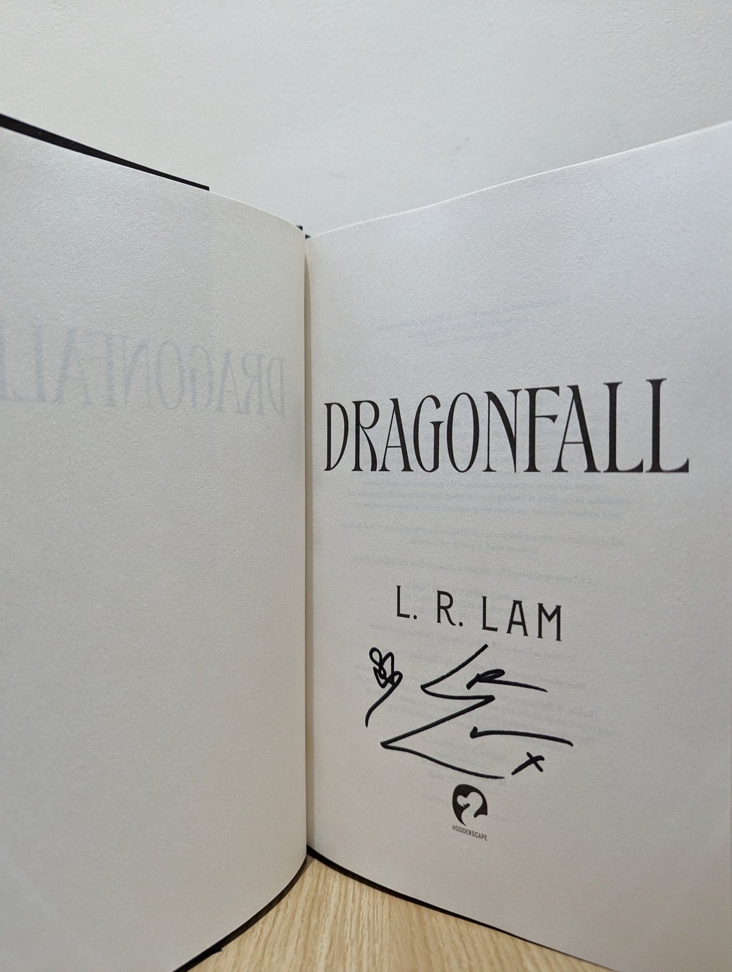 Dragonfall by L.R. Lam (Signed First Edition) - Fialta Books