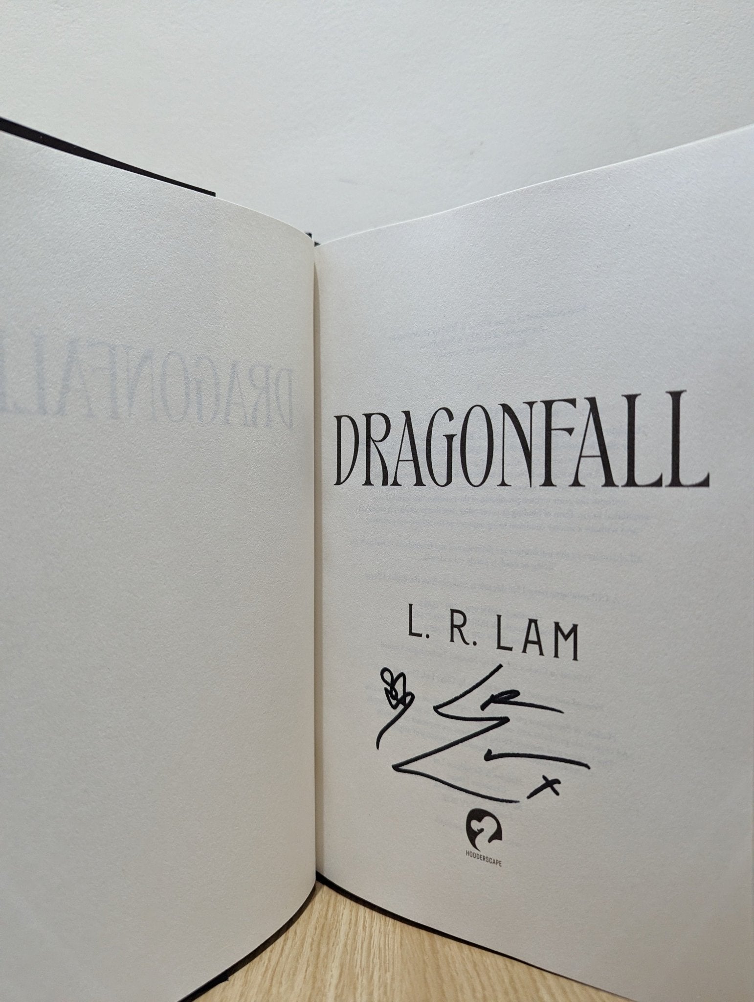Dragonfall by L.R. Lam (Signed First Edition) - Fialta Books