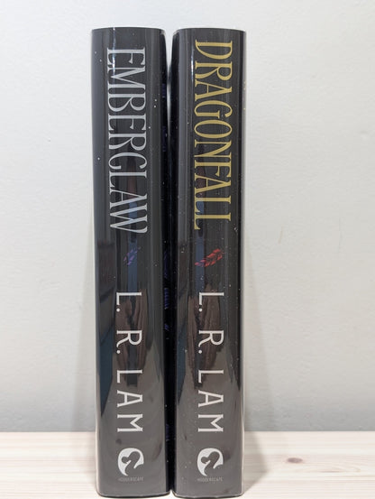 Dragonfall; Emberclaw by L.R. Lam (Signed Numbered First Edition with sprayed edges) - Fialta Books