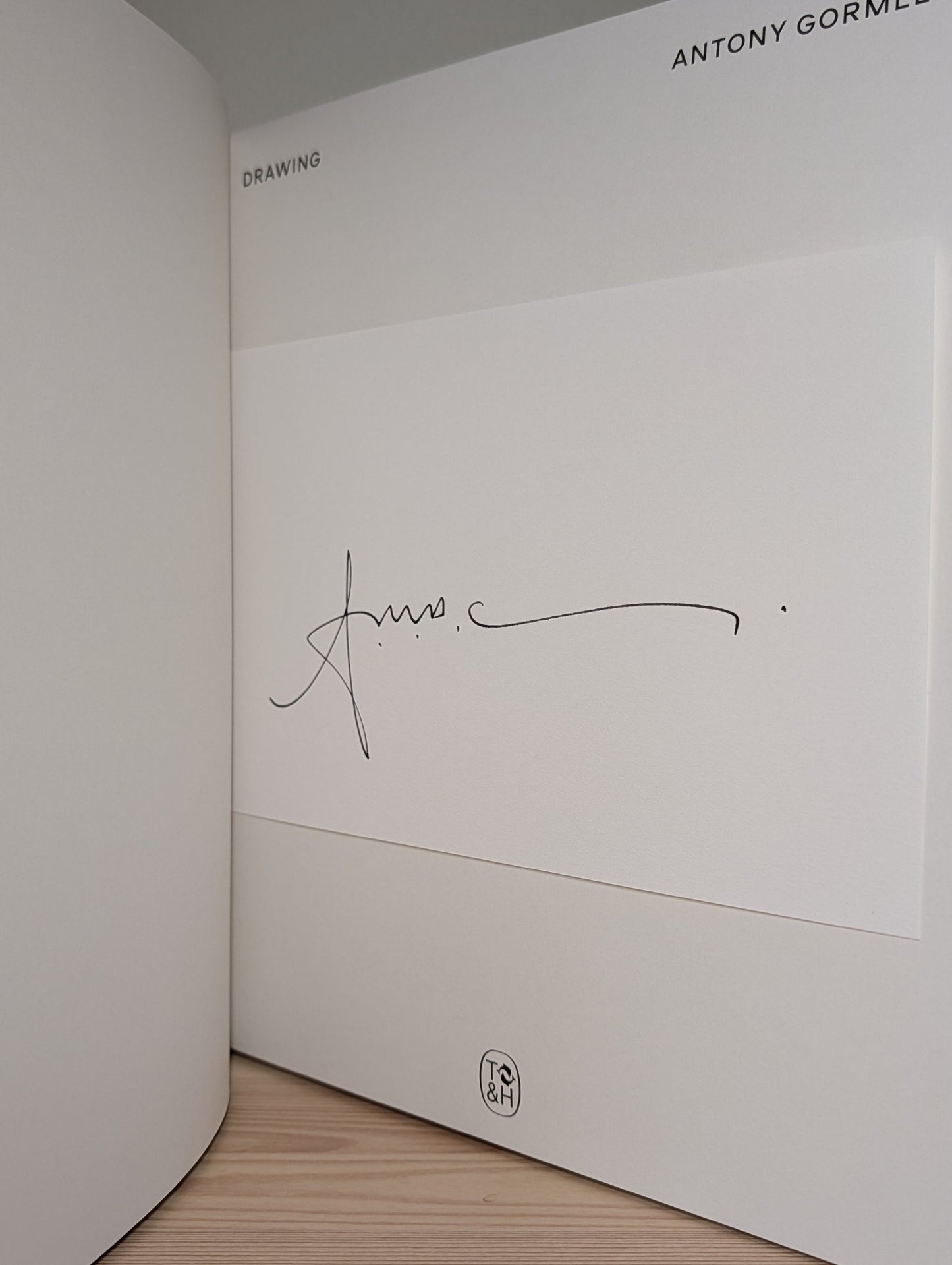 Drawing by Antony Gormley (Signed First Edition) - Fialta Books