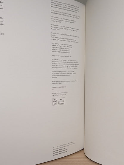 Drawing by Antony Gormley (Signed First Edition) - Fialta Books