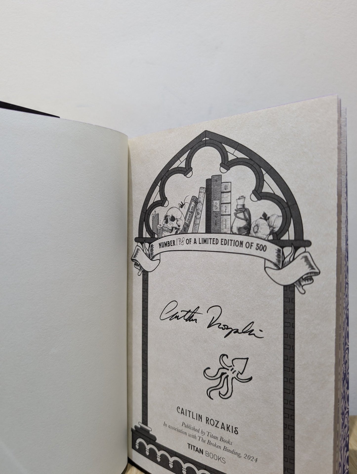 Dreadful by Caitlin Rozakis (Signed Numbered First Edition with sprayed edges) - Fialta Books