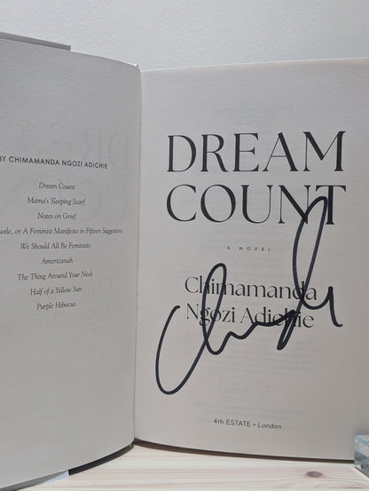 Dream Count by Chimamanda Ngozi Adichie (Signed First Edition) - Fialta Books