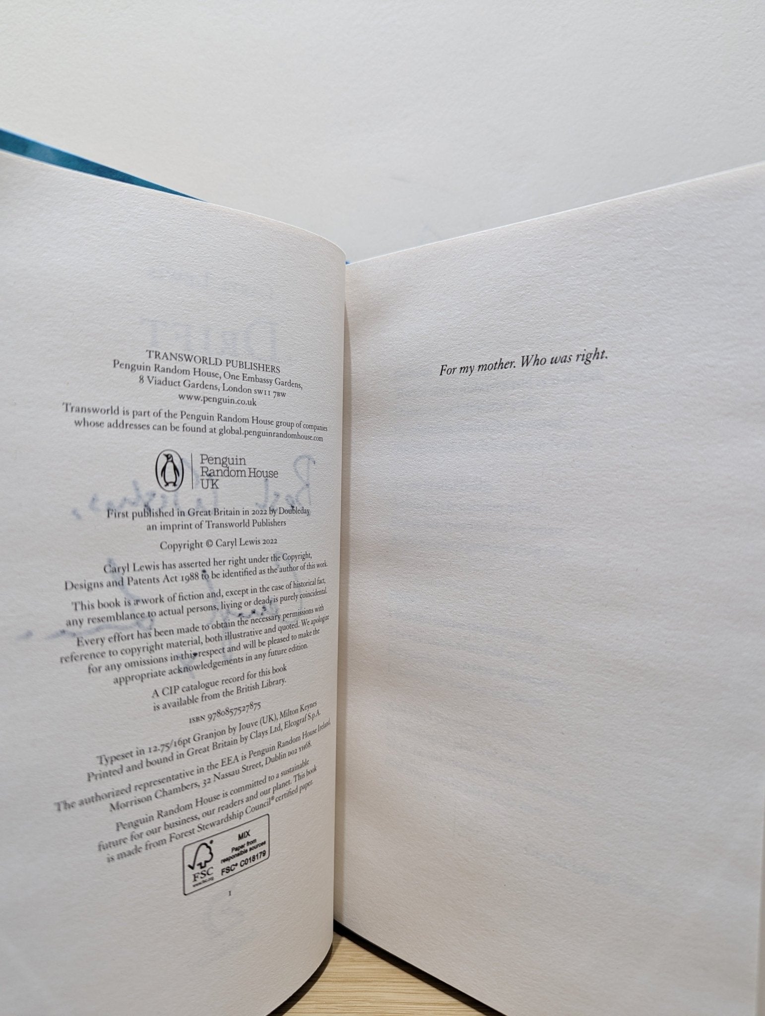 Drift: A story of love, magic and the irresistible lure of the sea by Caryl Lewis (Signed First Edition) - Fialta Books