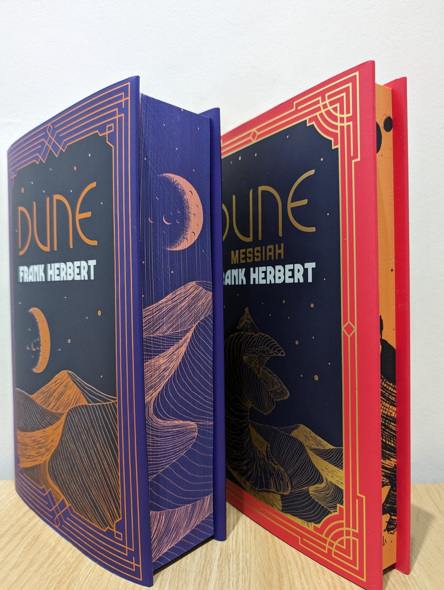 Dune; Dune Messiah by Frank Herbert (sprayed edges) - Fialta Books