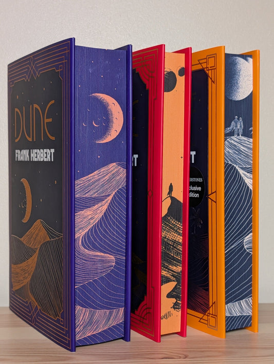 Dune; Dune Messiah; Children of Dune by Frank Herbert (sprayed edges) - Fialta Books