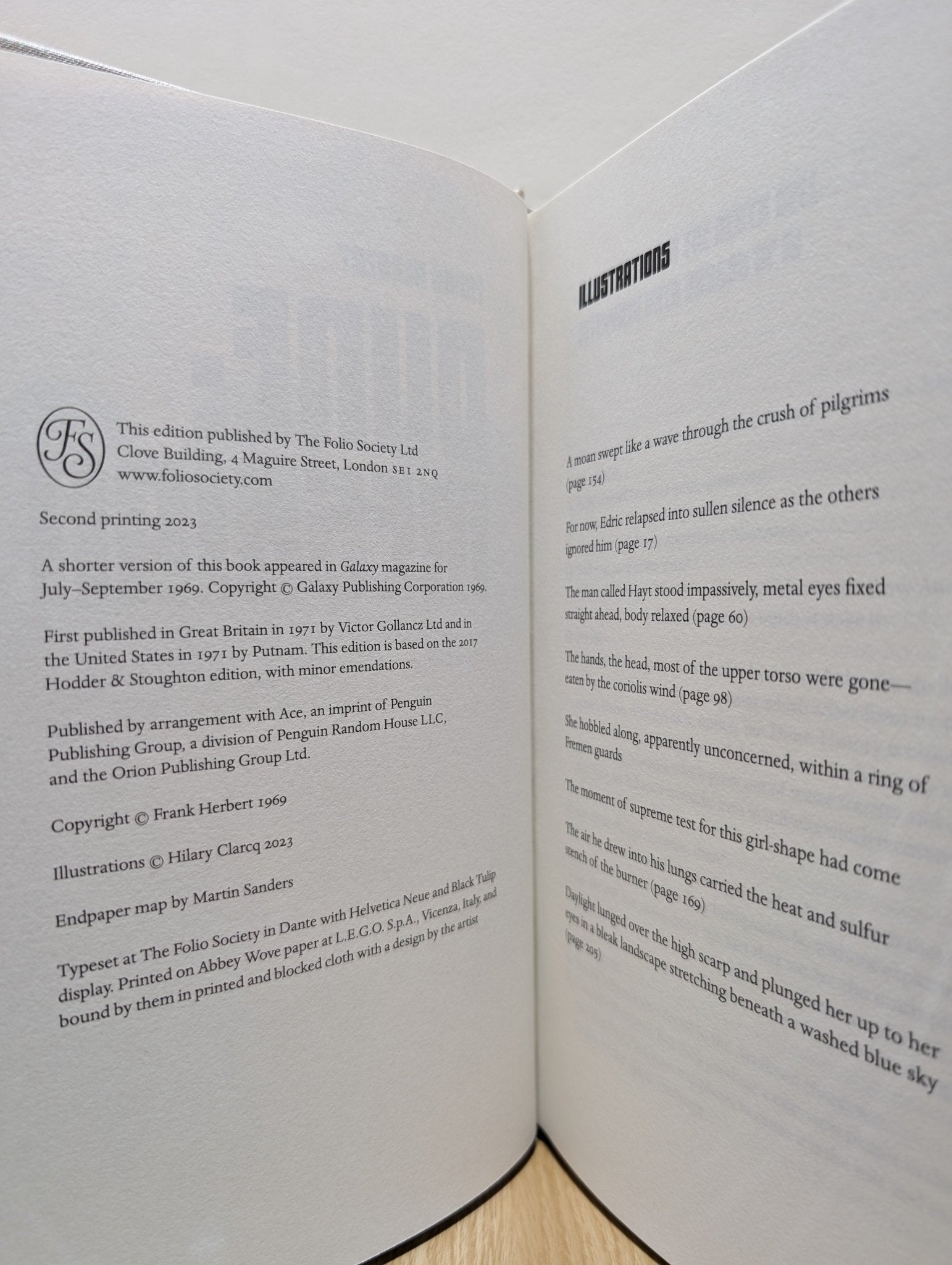 Dune: Messiah by Frank Herbert (Folio Slipcase Edition Signed by Illustrator) - Fialta Books