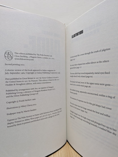 Dune: Messiah by Frank Herbert (Folio Slipcase Edition Signed by Illustrator) - Fialta Books