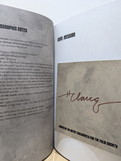 Dune: Messiah by Frank Herbert (Folio Slipcase Edition Signed by Illustrator) - Fialta Books