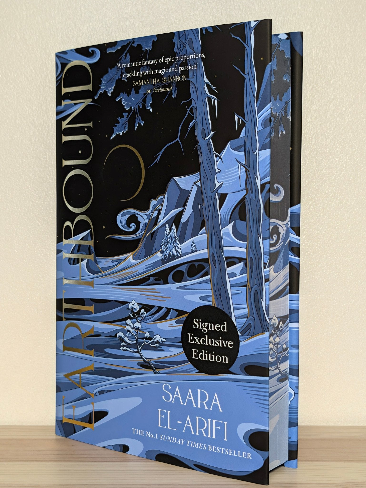 Earthbound by Saara El-Arifi (Signed First Edition with sprayed edges) - Fialta Books