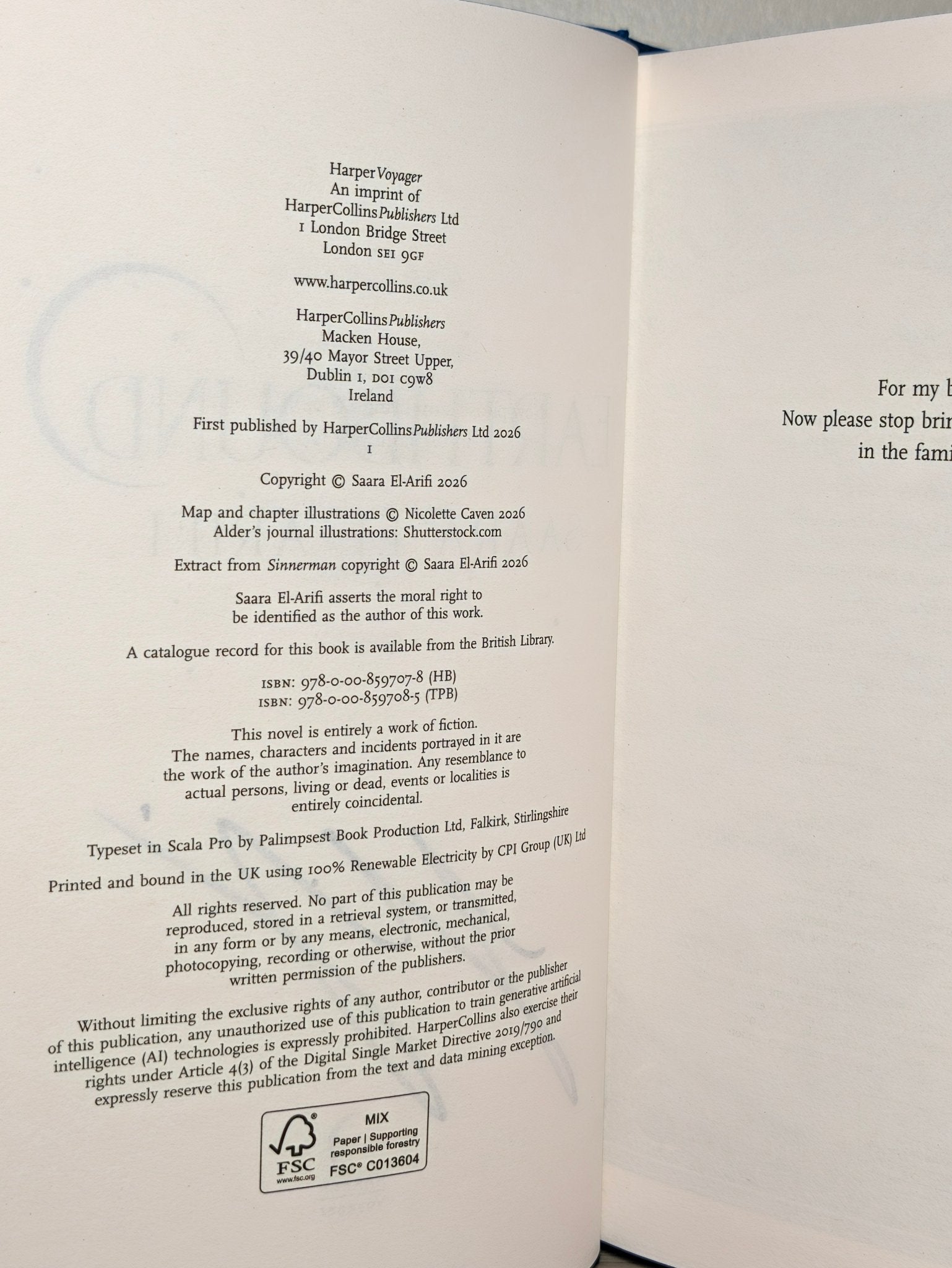 Earthbound by Saara El-Arifi (Signed First Edition with sprayed edges) - Fialta Books