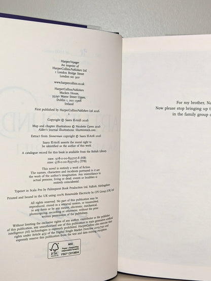 Earthbound by Saara El-Arifi (Signed Numbered Edition with sprayed edges) - Fialta Books