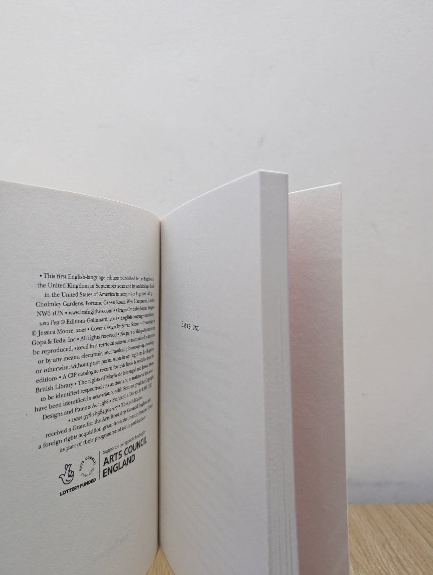 Eastbound by Maylis De Kerangal (First Edition) - Fialta Books