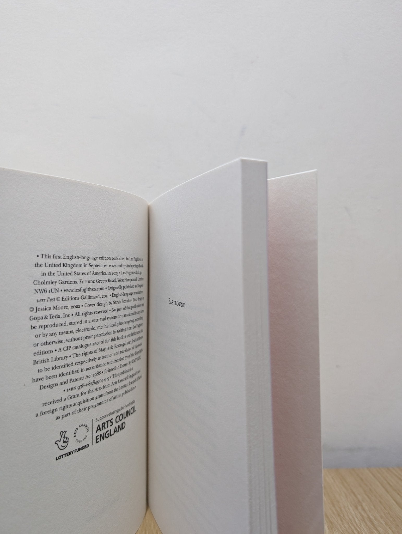 Eastbound by Maylis De Kerangal (First Edition) - Fialta Books