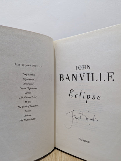Eclipse by John Banville (Signed First Edition) - Fialta Books
