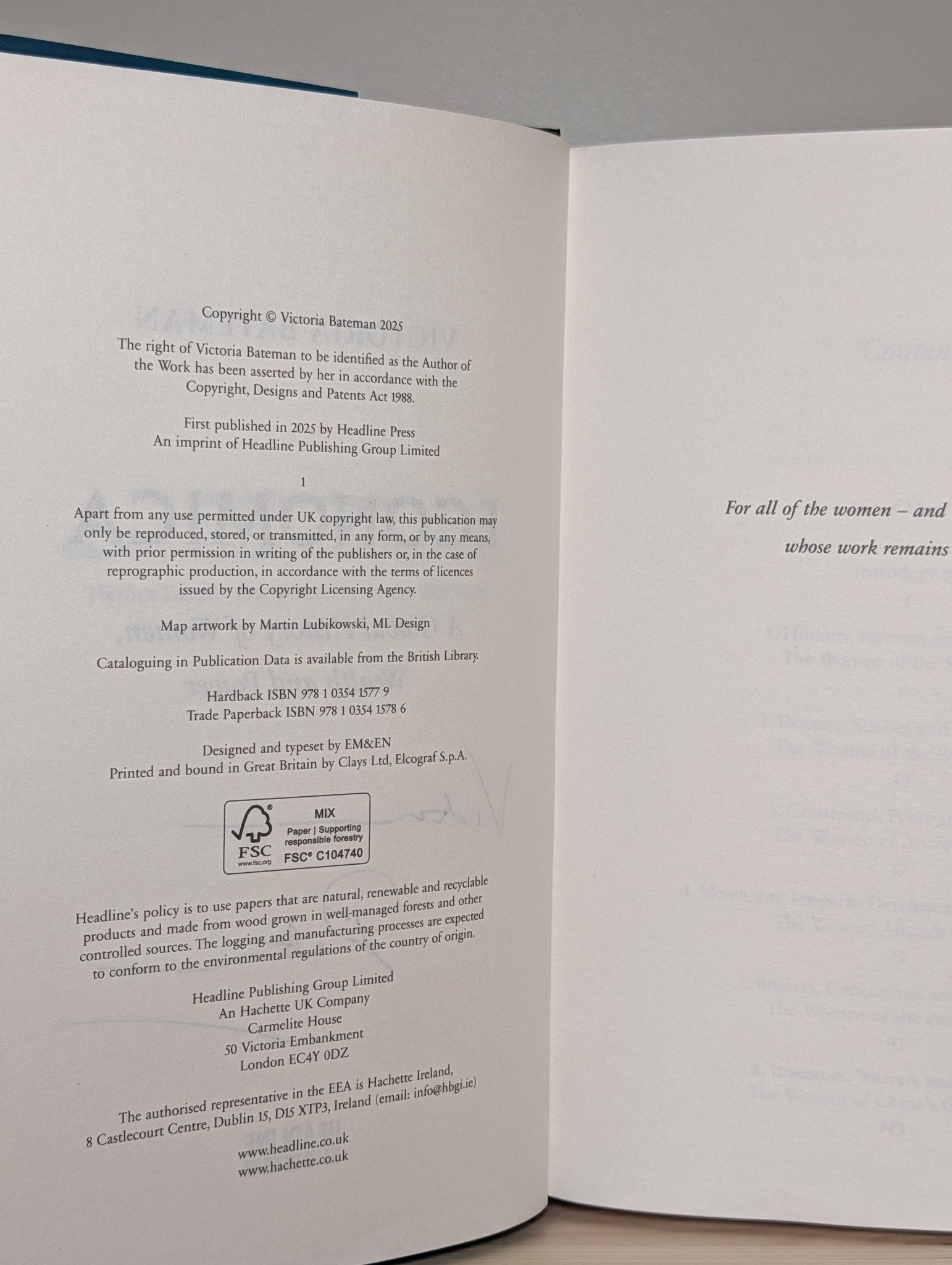 Economica: A global history of women, wealth and power by Victoria Bateman (Signed First Edition) - Fialta Books