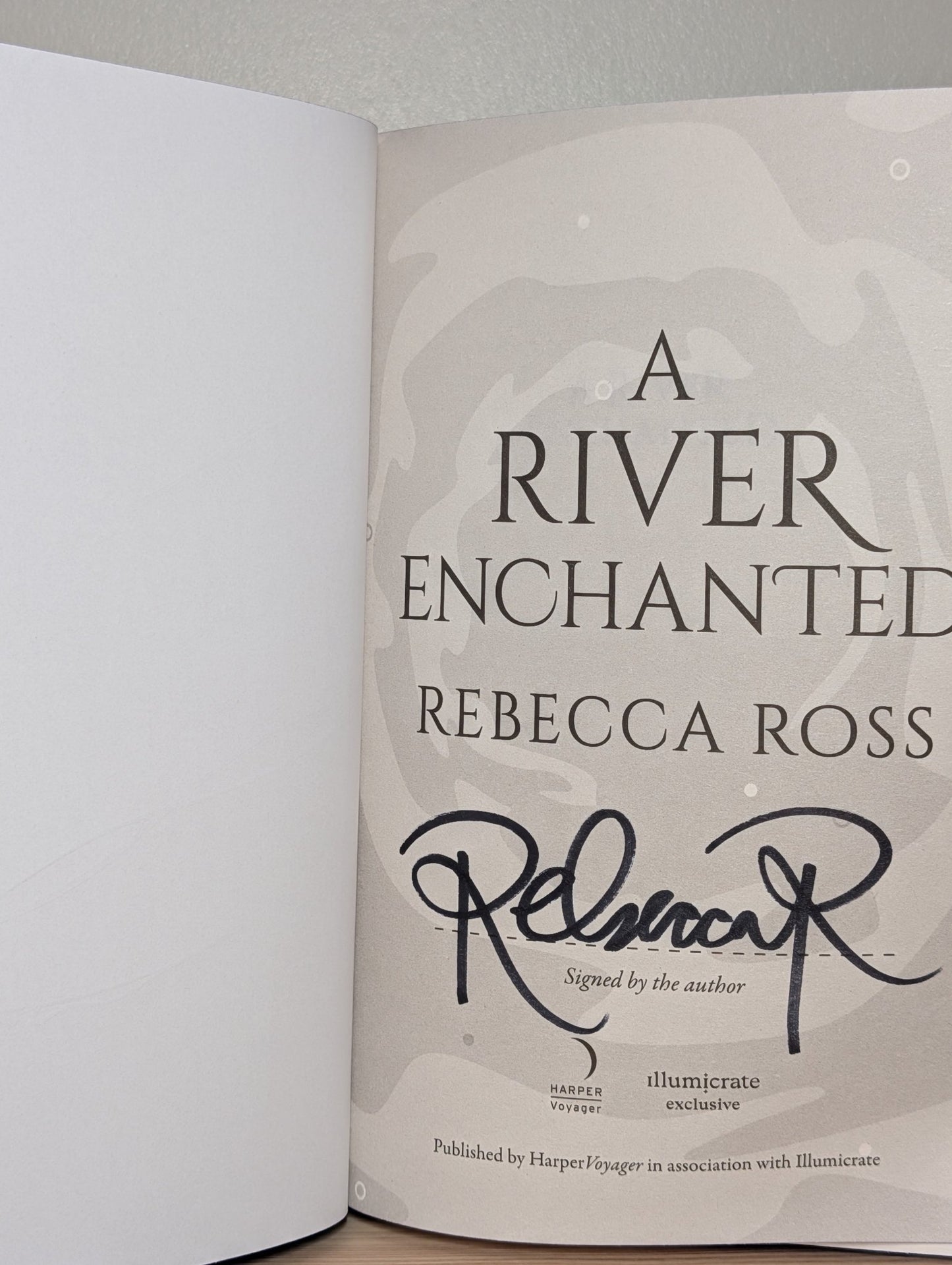 Elements of Cadence: River Enchanted; Fire Endless by Rebecca Ross (Signed with sprayed edges) - Fialta Books