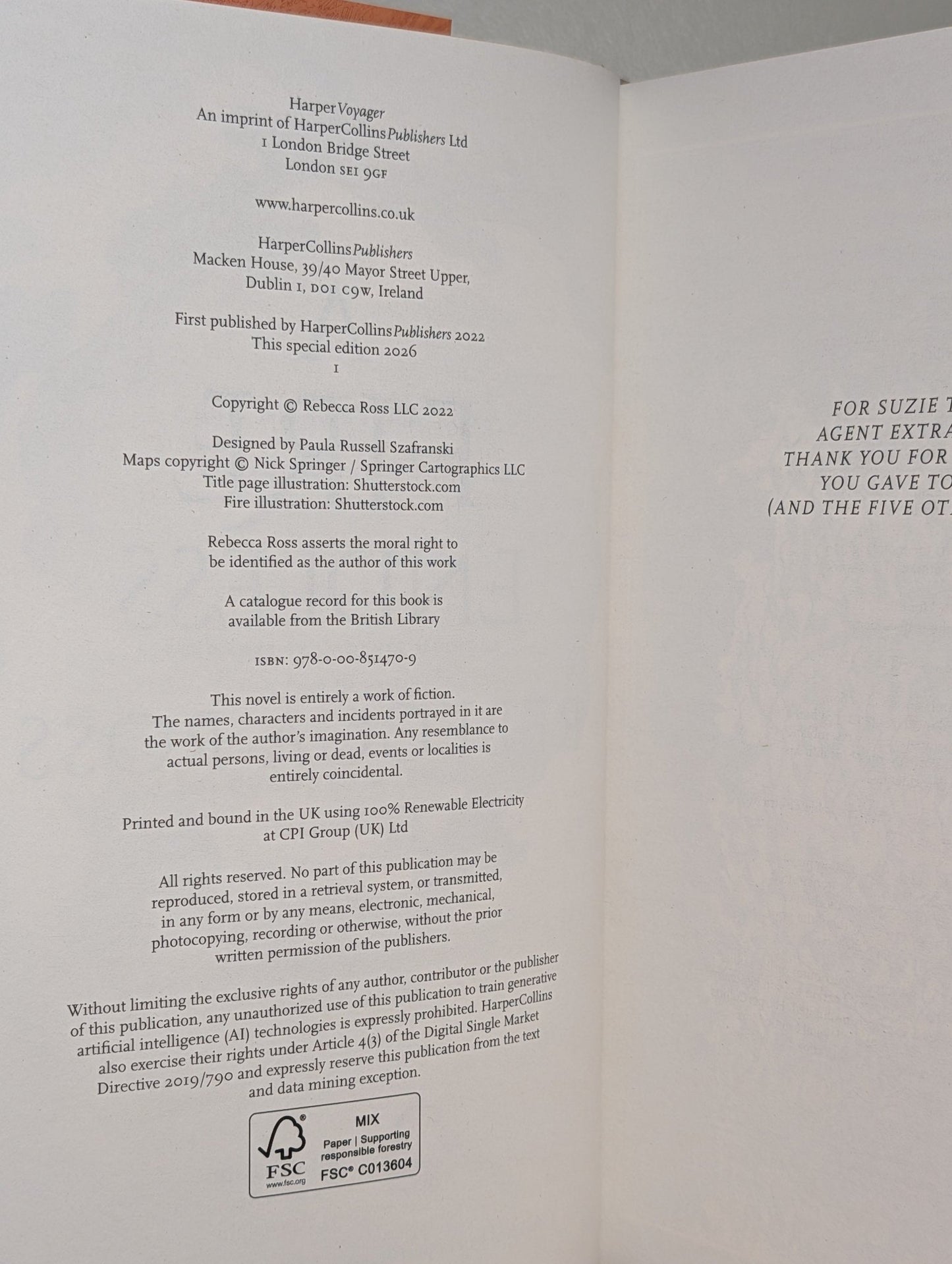 Elements of Cadence: River Enchanted; Fire Endless by Rebecca Ross (Signed with sprayed edges) - Fialta Books