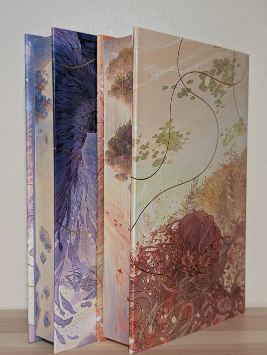 Elements of Cadence: River Enchanted; Fire Endless by Rebecca Ross (Signed with sprayed edges) - Fialta Books