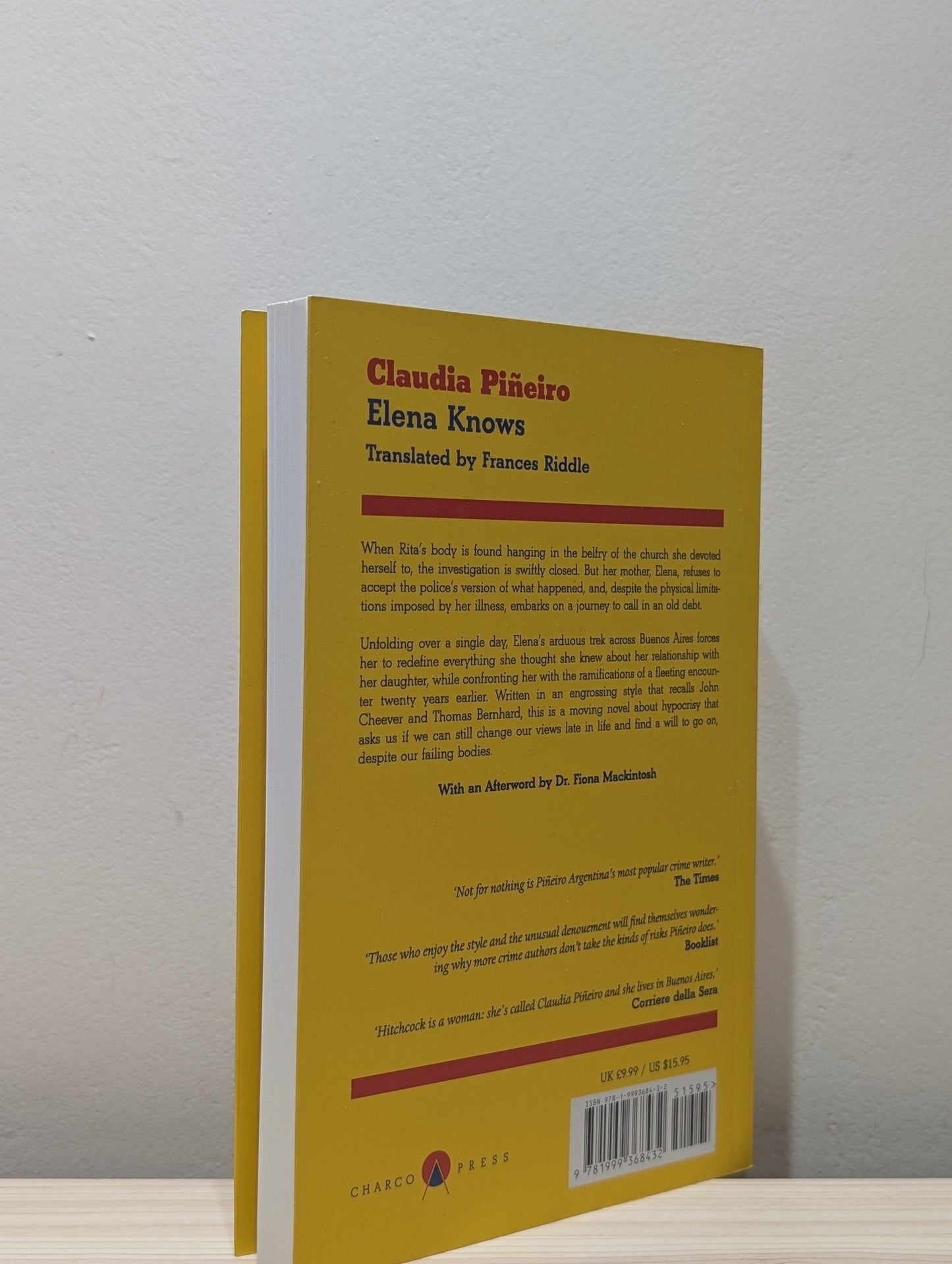 Elena Knows by Claudia Pineiro (Signed Dated First Edition) - Fialta Books