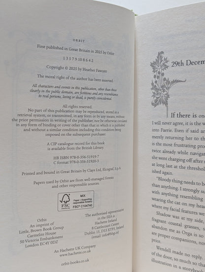 Emily Wilde's Encyclopaedia of Faeries; Map of the Otherlands; Compendium of Lost Tales by Heather Fawcett (First Edition) - Fialta Books